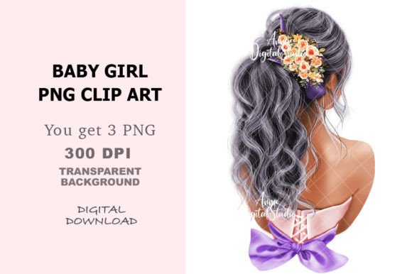 Bride Clip Art & Fashion Illustrations: Instant Digital Assets