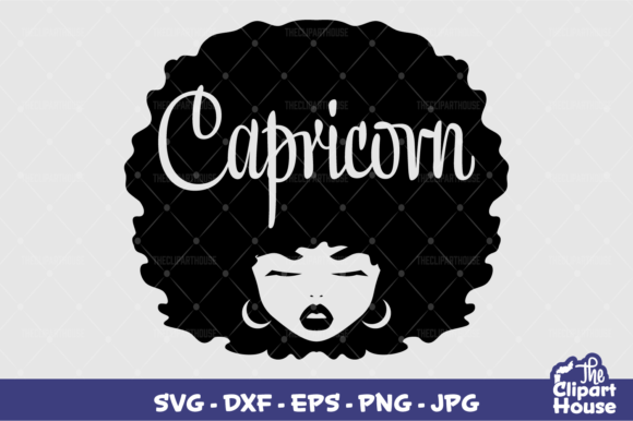 Capricorn Afro Woman: A Symbol of Strength in Modern Design