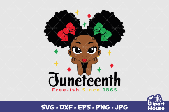 Celebrate Juneteenth Girl Designs with Cricut and Silhouette