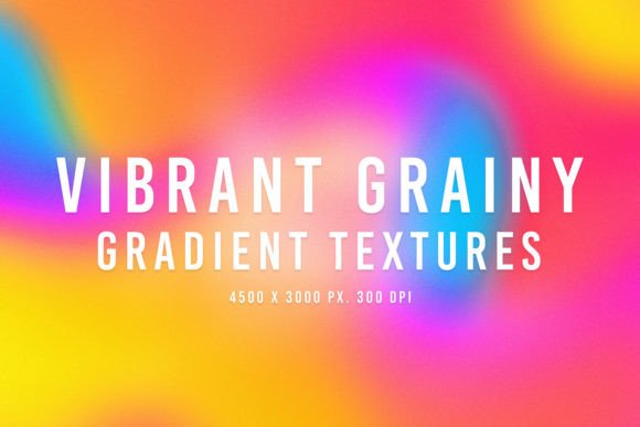 Elevating Visual Narratives with Vibrant Grainy Gradient Textures