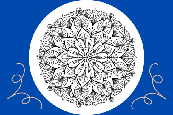 Mandala Coloring Page 79: A Versatile Design Asset