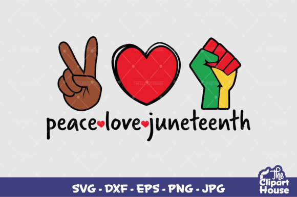 Peace Love Juneteenth: The Ultimate Design for Creators