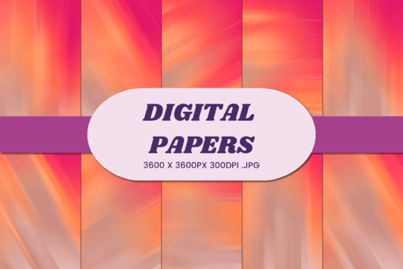 Retro Vintage Abstract 23 Digital Paper