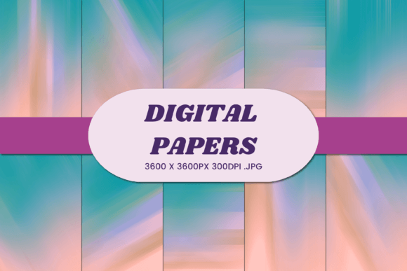Retro Vintage Abstract 33 Digital Paper