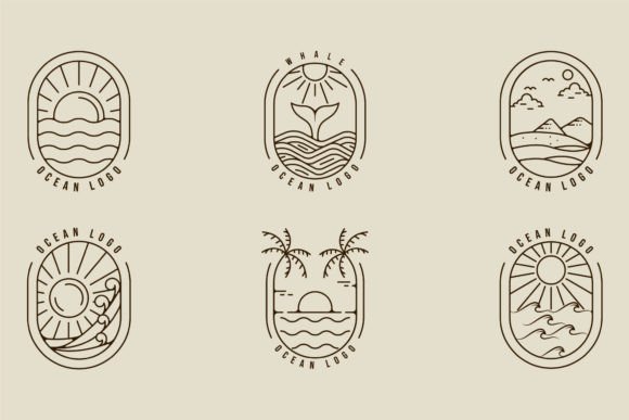 Unlocking Coastal Creativity: The Ultimate Guide to Simple Ocean Line Art Logo Bundles